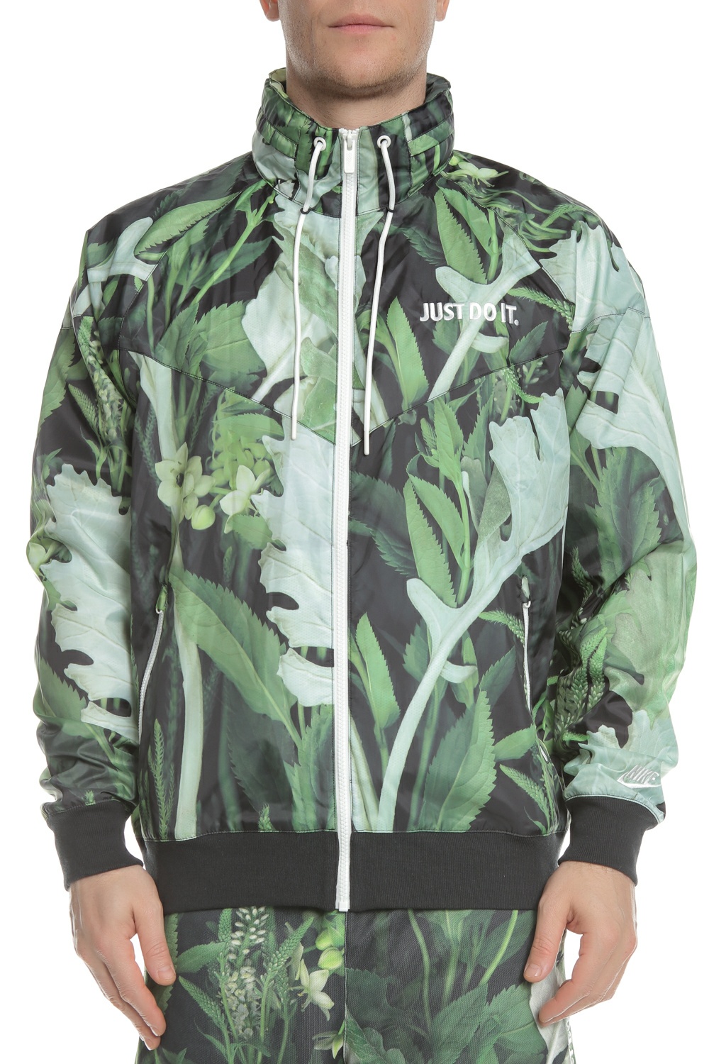 Ανδρικά/Ρούχα/Πανωφόρια/Τζάκετς NIKE - Ανδρικό jacket NSW JDI WR JKT WVN FLORL πράσινο