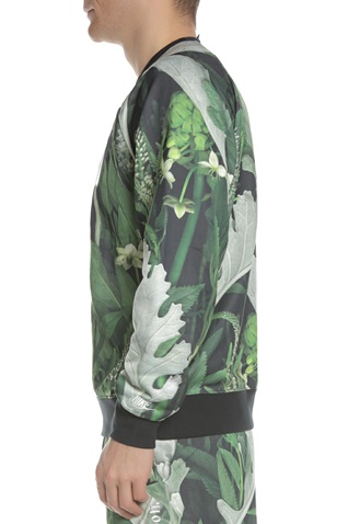 NIKE-Ανδρική φούτερ μπλούζα NSW JDI CRW FLORAL πράσινη