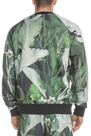 NIKE-Ανδρική φούτερ μπλούζα NSW JDI CRW FLORAL πράσινη