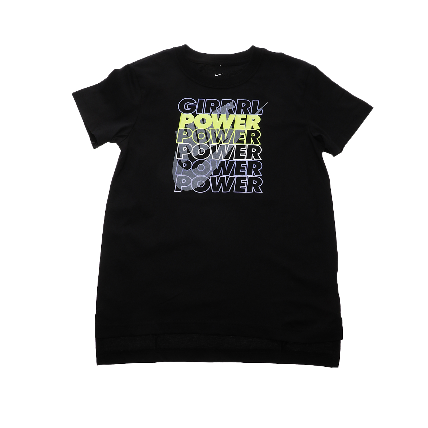 NIKE - Παιδική κοντομάνικη μπλούζα NIKE SW TEE DPTL GIRL POWER μαύρη Παιδικά/Girls/Ρούχα/Αθλητικά