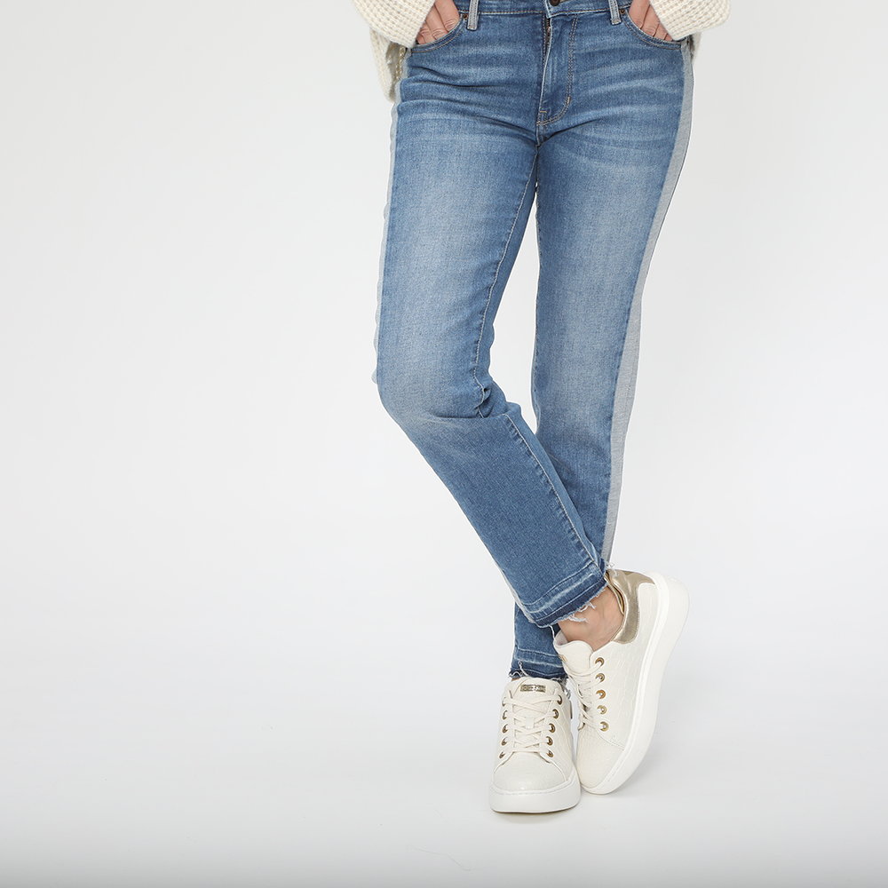 Γυναικεία/Ρούχα/Τζίν/Straight BOSS - Γυναικείο jean παντελόνι BOSS Lexington Jeans μπλε γκρι