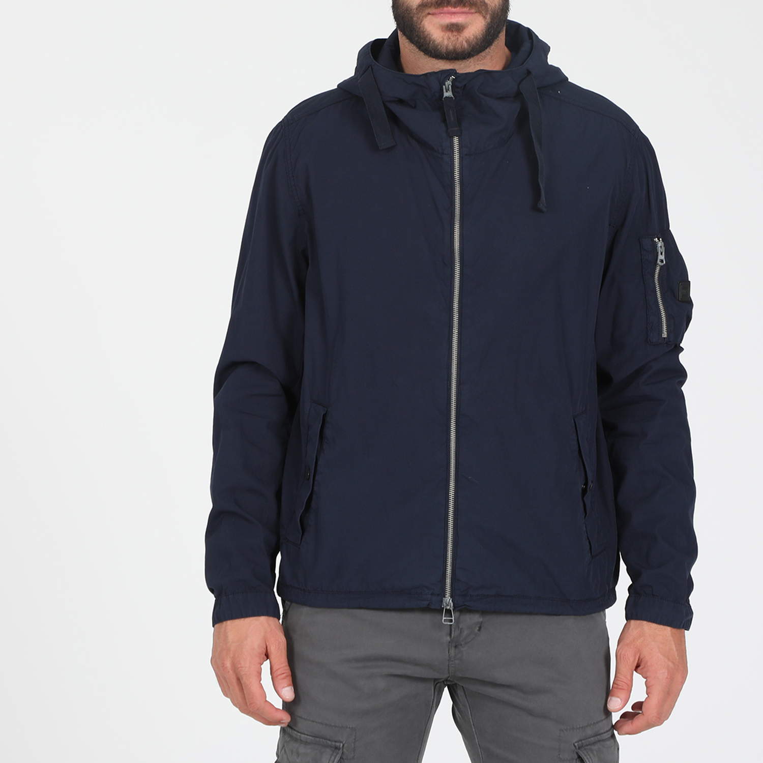 Ανδρικά/Ρούχα/Πανωφόρια/Τζάκετς BOSS - Ανδρικό jacket BOSS Olvaro-D Jacket μπλε