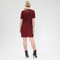 BOSS ORANGE-Γυναικείο mini φόρεμα BOSS Apuntina Dress κόκκινο