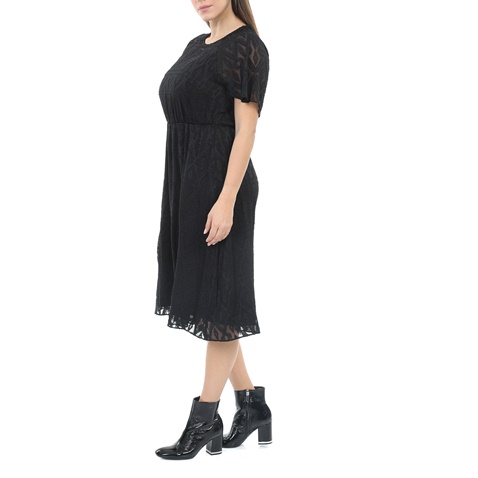 SCOTCH & SODA-Γυναικείο midi φόρεμα SCOTCH & SODA μαύρο