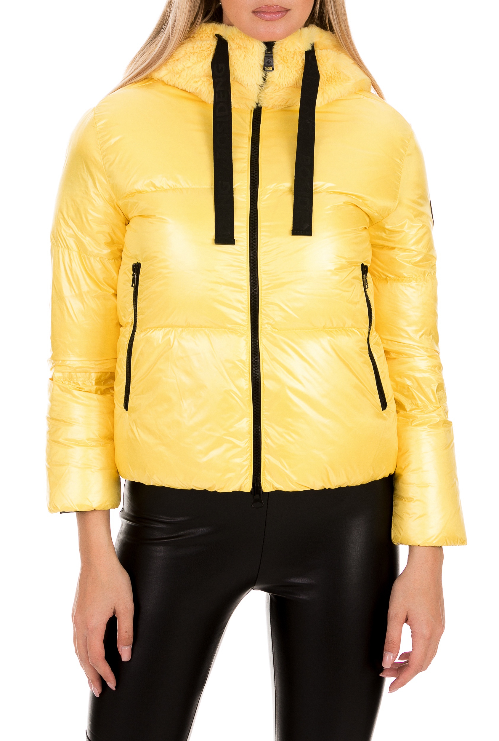 Γυναικεία/Ρούχα/Πανωφόρια/Μπουφάν BOSIDENG - Γυναικείο μπουφάν BOSIDENG κίτρινο