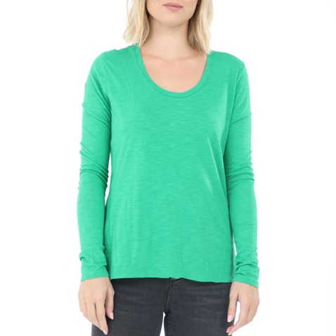 AMERICAN VINTAGE-Γυναικεία μπλούζα AMERICAN VINTAGE πράσινη