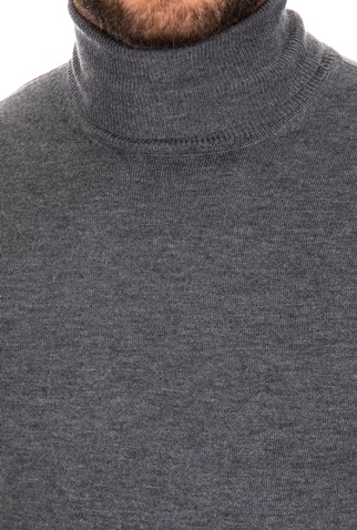 SSEINSE-Ανδρική πλεκτή μπλούζα SSEINSE DOLCEVITA γκρι