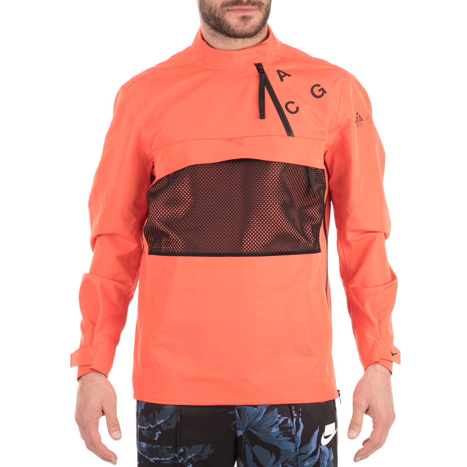 NIKE - Ανδρικό jacket NIKE NRG ACG PO SHELL πορτοκαλί Ανδρικά/Ρούχα/Πανωφόρια/Τζάκετς