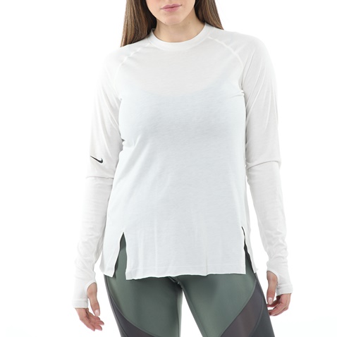NIKE-Γυναικεία αθλητική μπλούζα NIKE RG AAE 2.0 LS TOP 2 λευκή