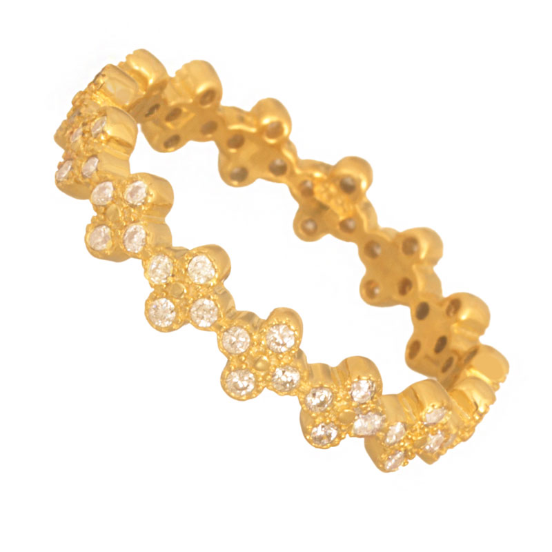 Γυναικεία/Αξεσουάρ/Κοσμήματα/Δαχτυλίδια JEWELTUDE - Γυναικείο ολόβερο δαχτυλίδι JEWELTUDE από επιχρυσωμένο κράμα μετάλλων