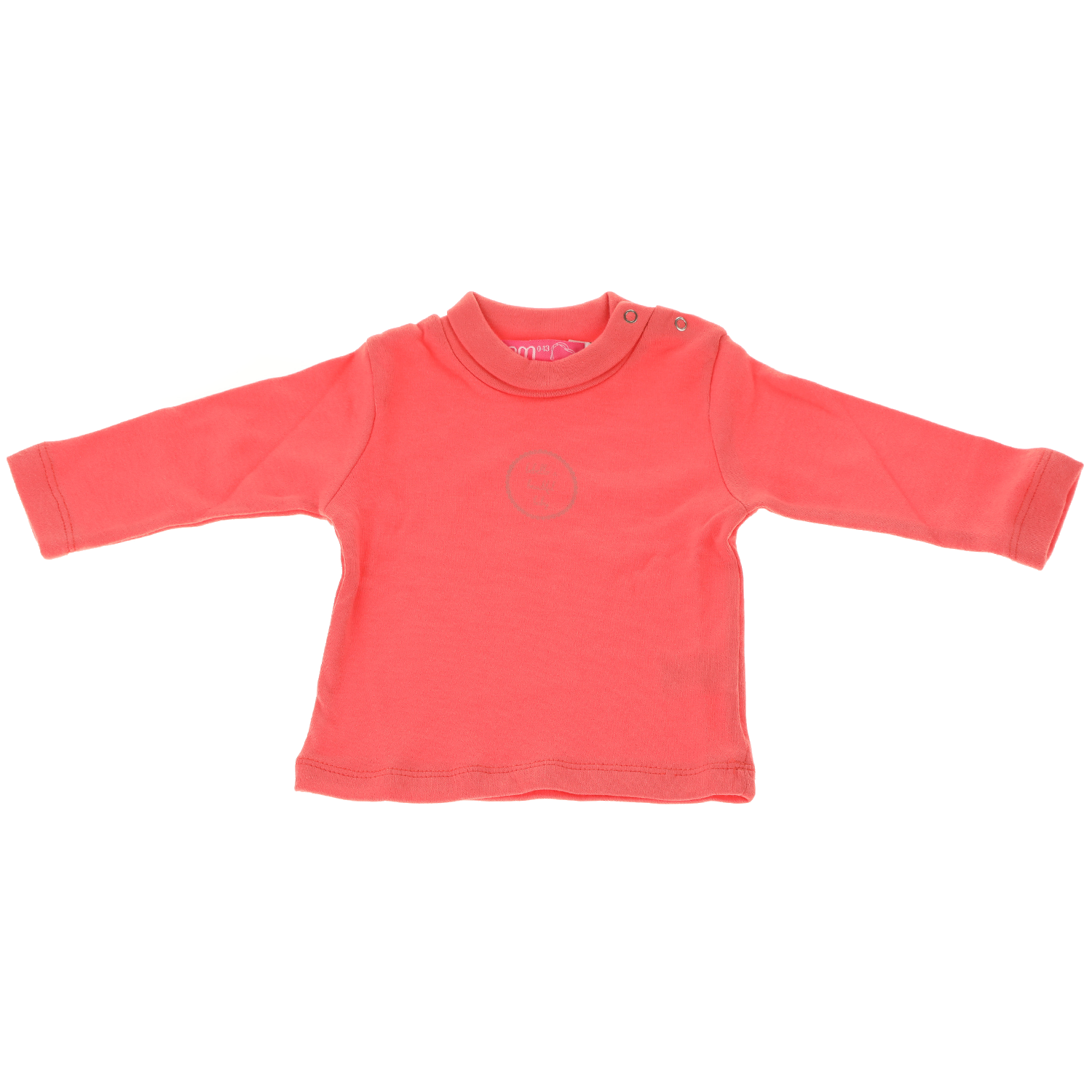 Παιδικά/Baby/Ρούχα/Μπλούζες SAM 0-13 - Βρεφική μπλούζα ζιβάγκο SAM 0-13 κοραλί