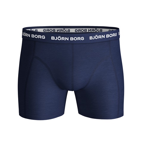 BJORN BORG-Ανδρικά εσώρουχα boxer σετ των 3 BJORN BORG μαύρο μπλε λευκό