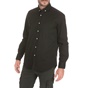 DORS-Ανδρικό μακρυμάνικο πουκάμισο DORS μαύρο