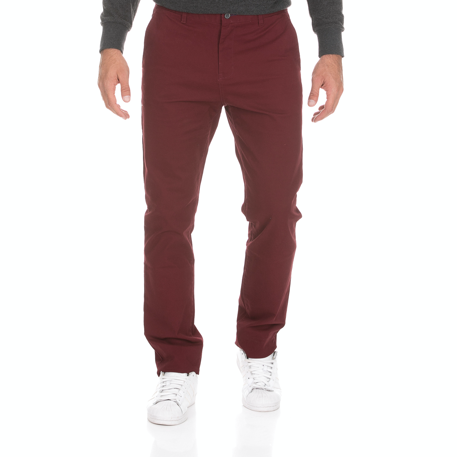 Ανδρικά/Ρούχα/Παντελόνια/Chinos DORS - Ανδρικό chino παντελόνι DORS μπορντό