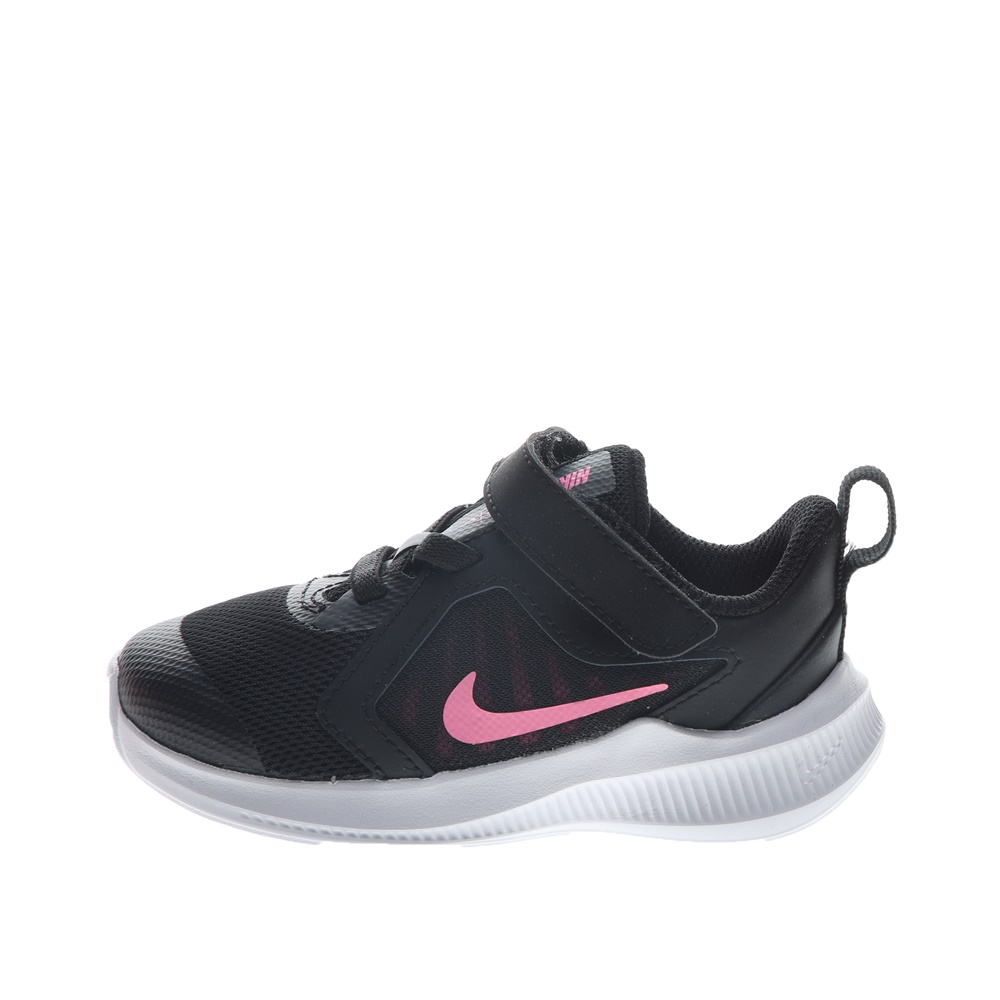 NIKE – Βρεφικά αθλητικά παπούτσια NIKE DOWNSHIFTER 10 (TDV) μαύρα ροζ
