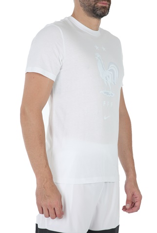 NIKE-Ανδρική κοντομάνικη μπλούζα NIKE EVERGREEN CREST λευκή