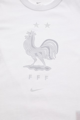 NIKE-Παιδικό t-shirt ΝΙΚΕ FFF EVERGREEN CREST λευκό