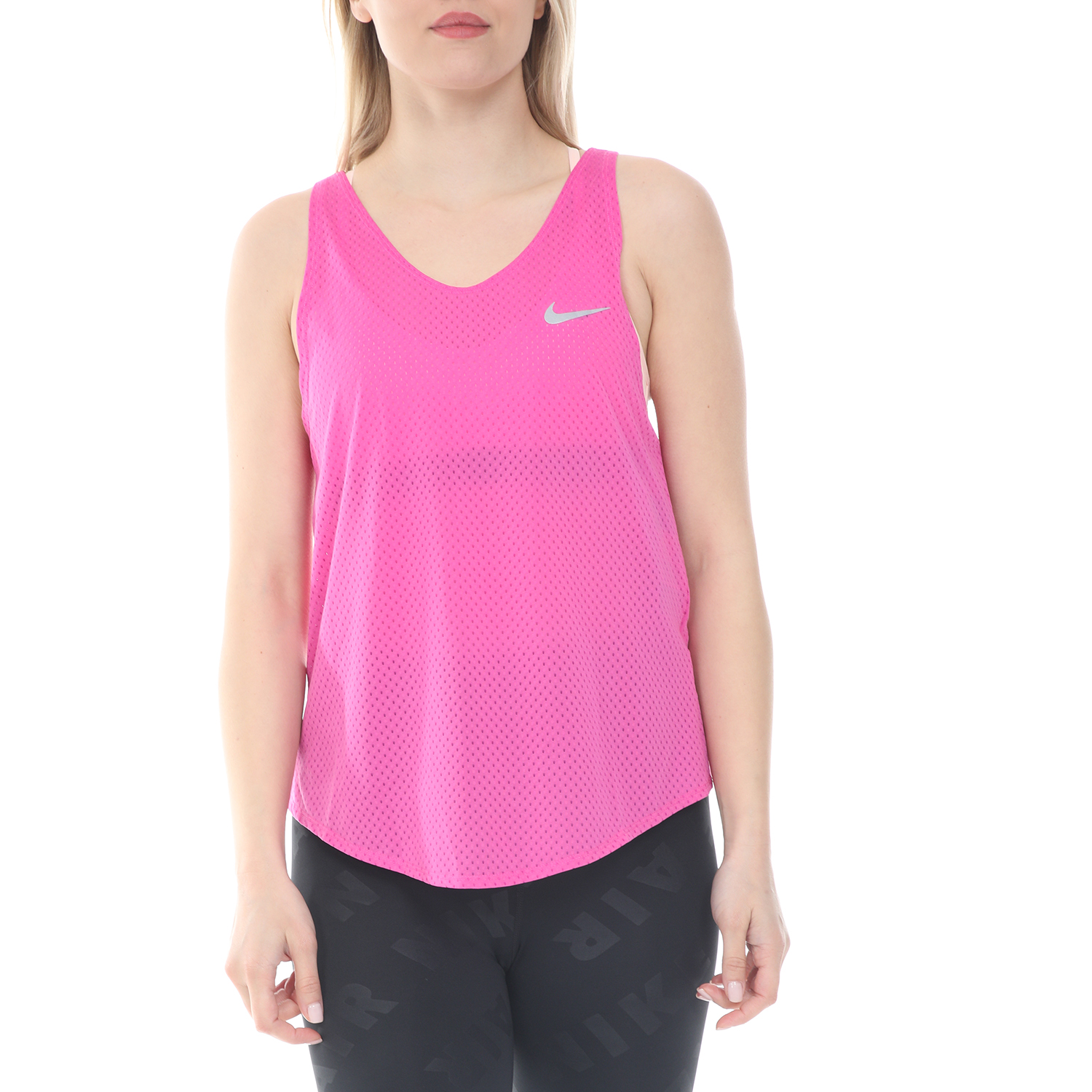 Γυναικεία/Ρούχα/Αθλητικά/T-shirt-Τοπ NIKE - Γυναικείο top NIKE TANK BREATHE ροζ