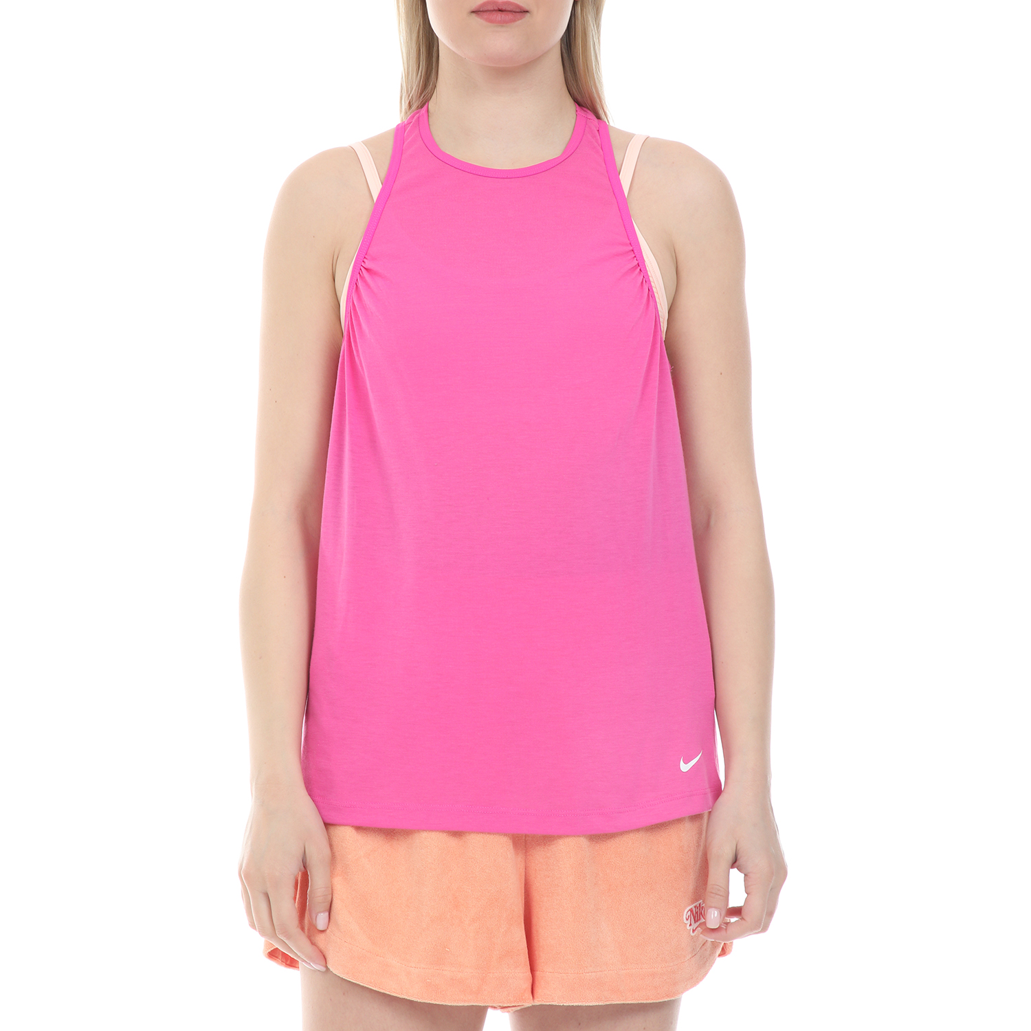 Γυναικεία/Ρούχα/Αθλητικά/T-shirt-Τοπ NIKE - Γυναικείο top NIKE TANK ICN CLSH BST ροζ