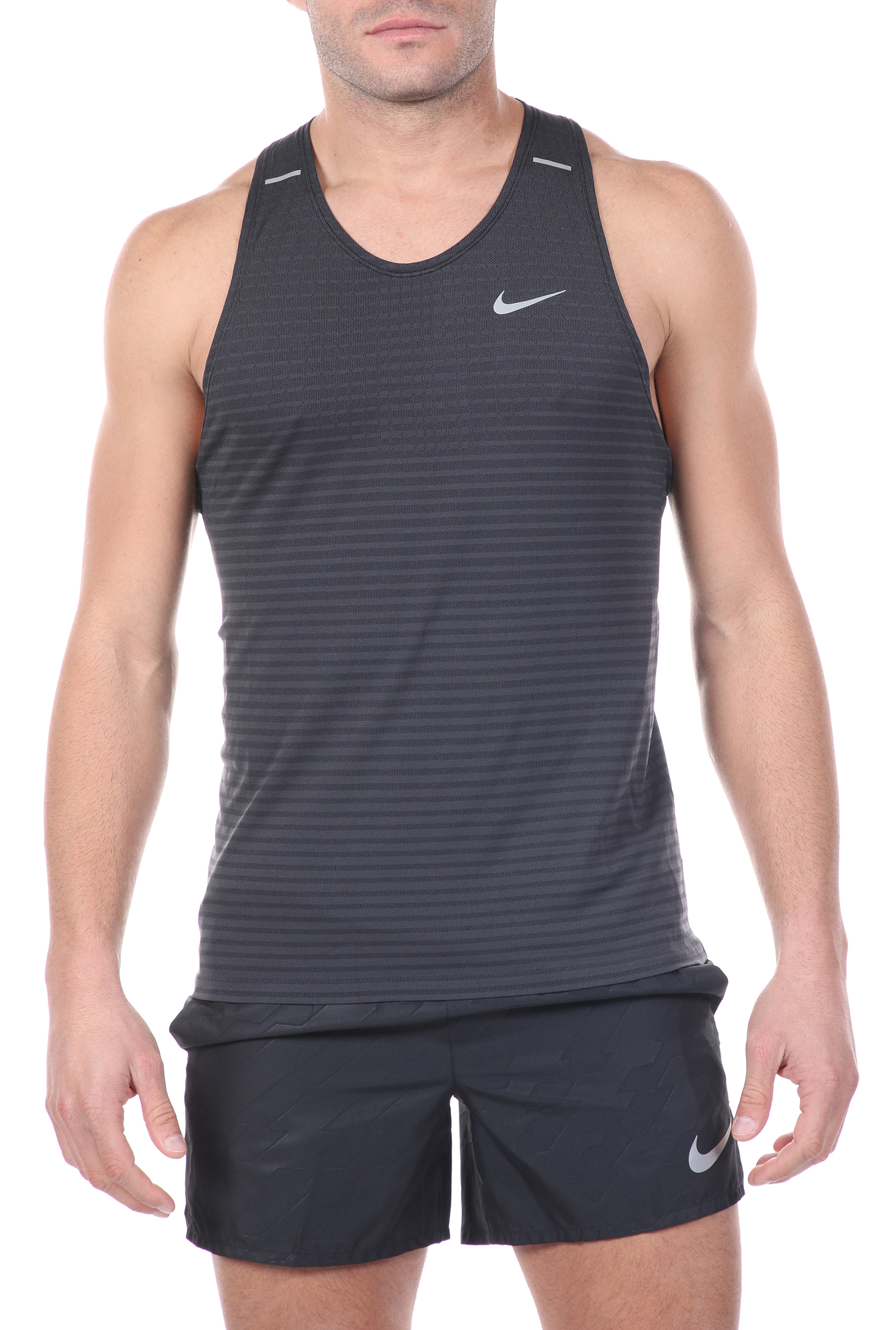 Ανδρικά/Ρούχα/Αθλητικά/T-shirt NIKE - Ανδρική μπλούζα TECHKNIT ULTRA TANK μαύρη