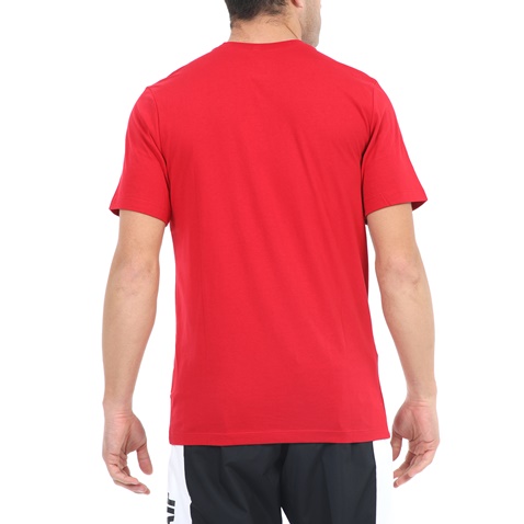 NIKE-Ανδρικό t-shirt NIKE J STENCIL SS CREW κόκκινο