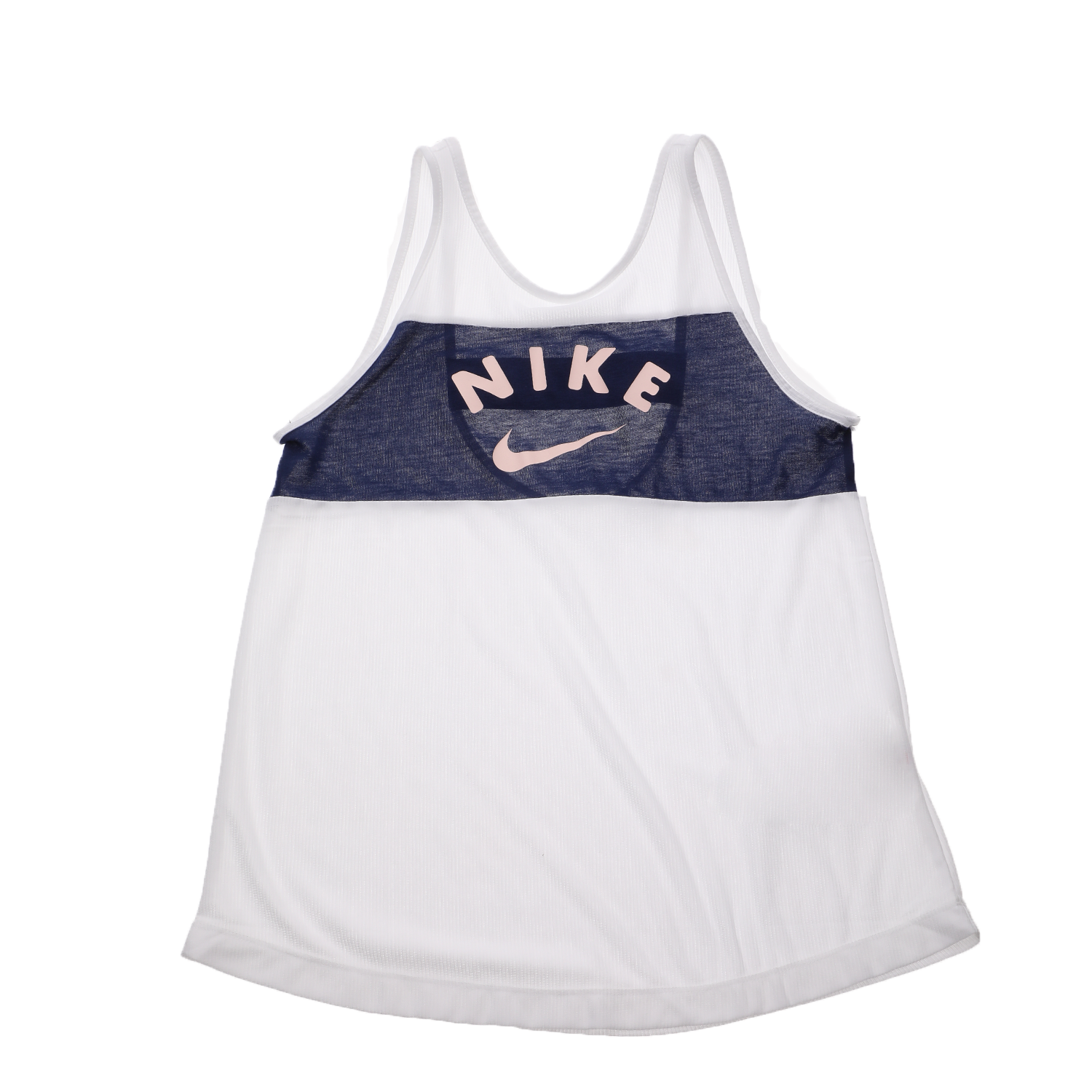 Παιδικά/Girls/Ρούχα/Αθλητικά NIKE - Παιδική αμάνικη μπλούζα NIKE TANK FB λευκή