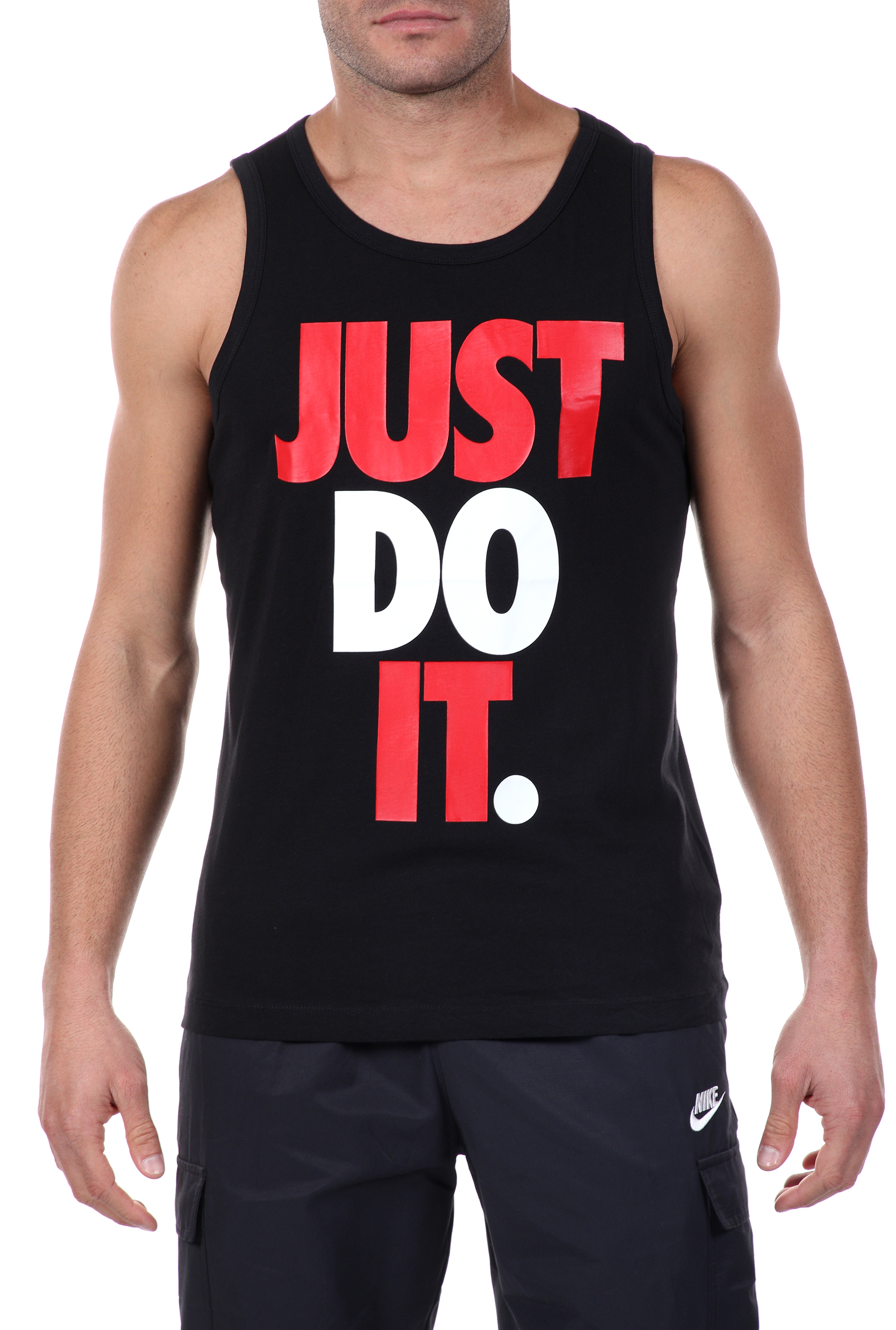 Ανδρικά/Ρούχα/Αθλητικά/T-shirt NIKE - Ανδρικό t-shirt NIKE NSW JDI TANK HBR μαύρο