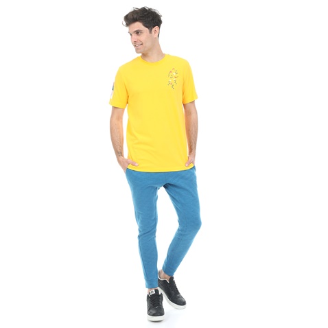 NIKE-Ανδρικό t-shirt NIKE DRY TEE A.I.R. A SAVAGE κίτρινο