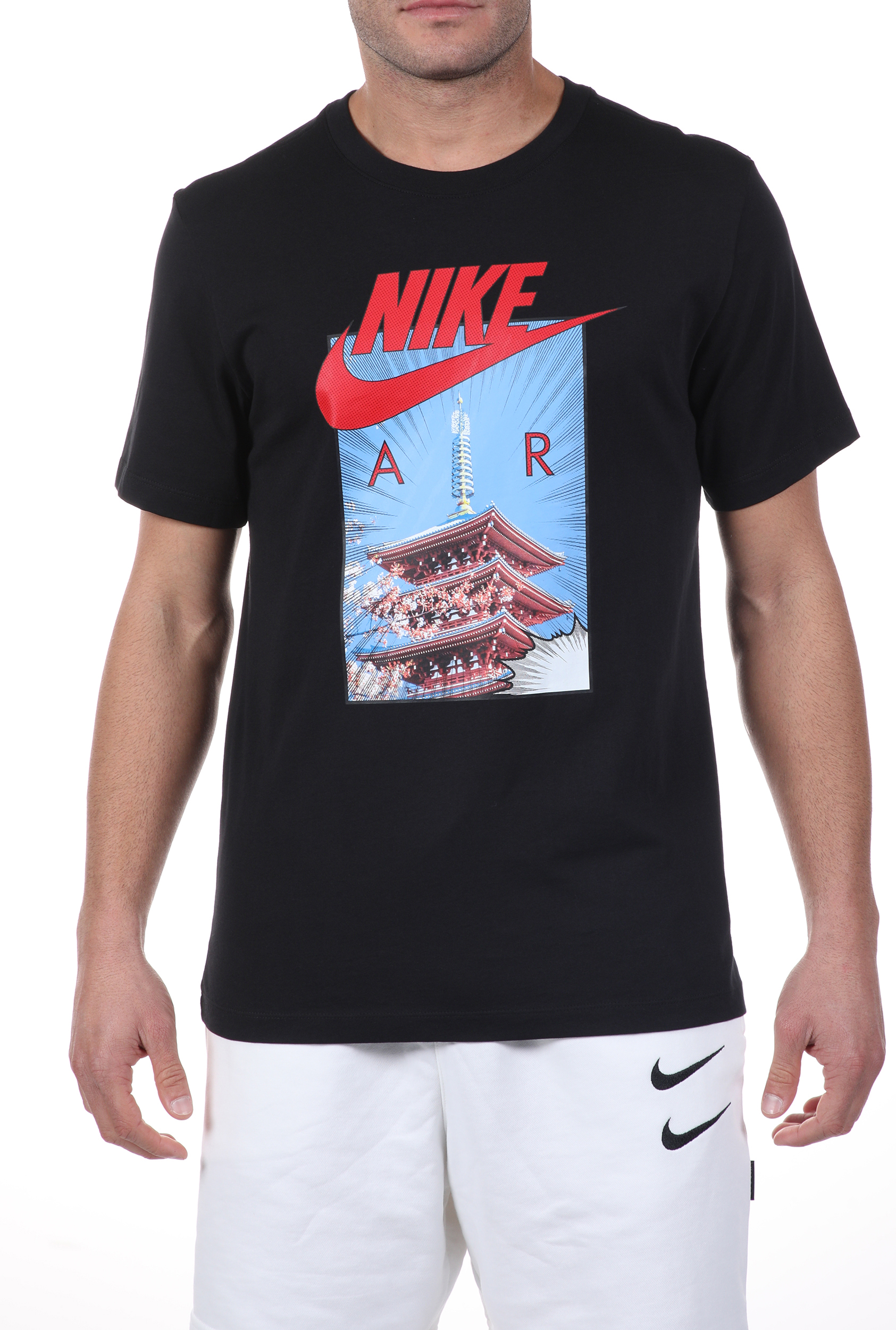 Ανδρικά/Ρούχα/Αθλητικά/T-shirt NIKE - Ανδρικό t-shirt NIKE NSW TEE AIR PHOTO TEE μαύρο