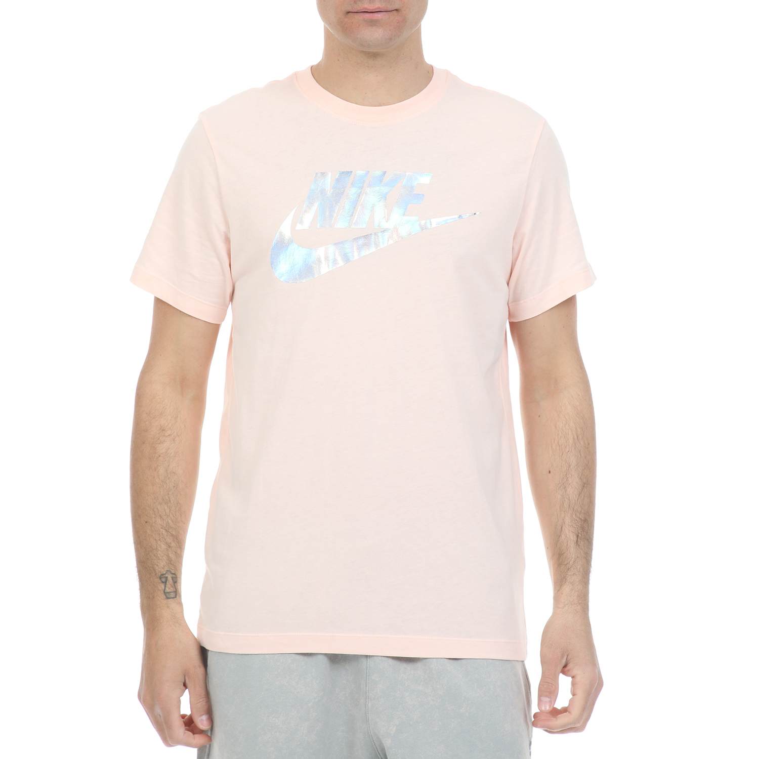 Ανδρικά/Ρούχα/Αθλητικά/T-shirt NIKE - Ανδρικό t-shirt NIKE NSW TEE FESTIVAL HBR ροζ