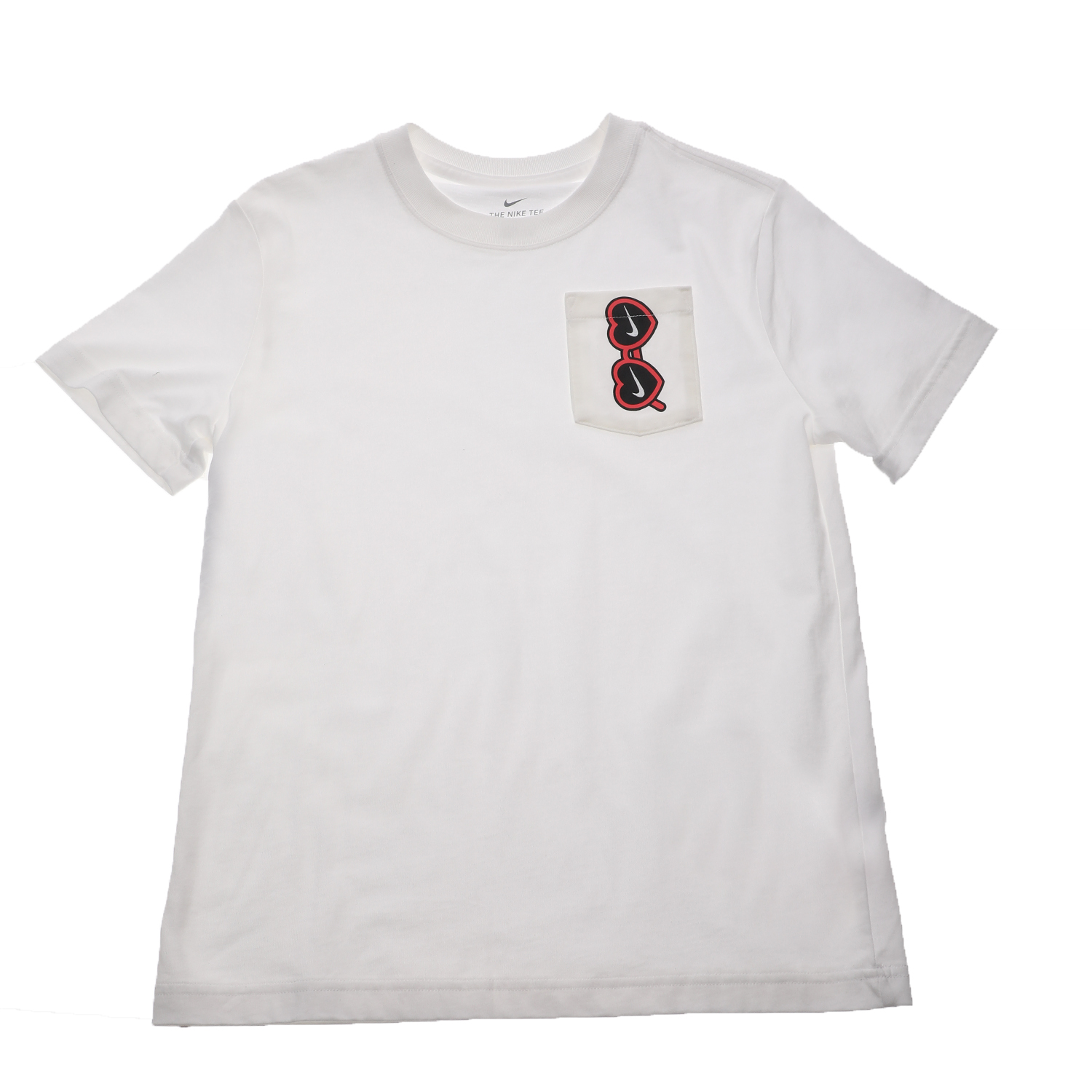 NIKE Παιδικό t-shirt NIKE TEE SUNGLASS PKT BOYFRND λευκό