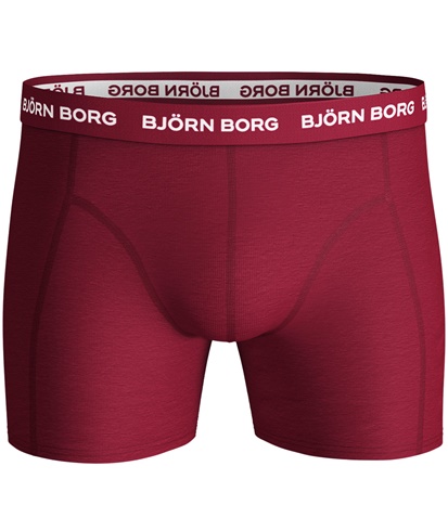 BJORN BORG-Ανδρικό σετ 3 μπόξερ εσώρουχα BJORN BORG μπλε,γκρι, κόκκινο