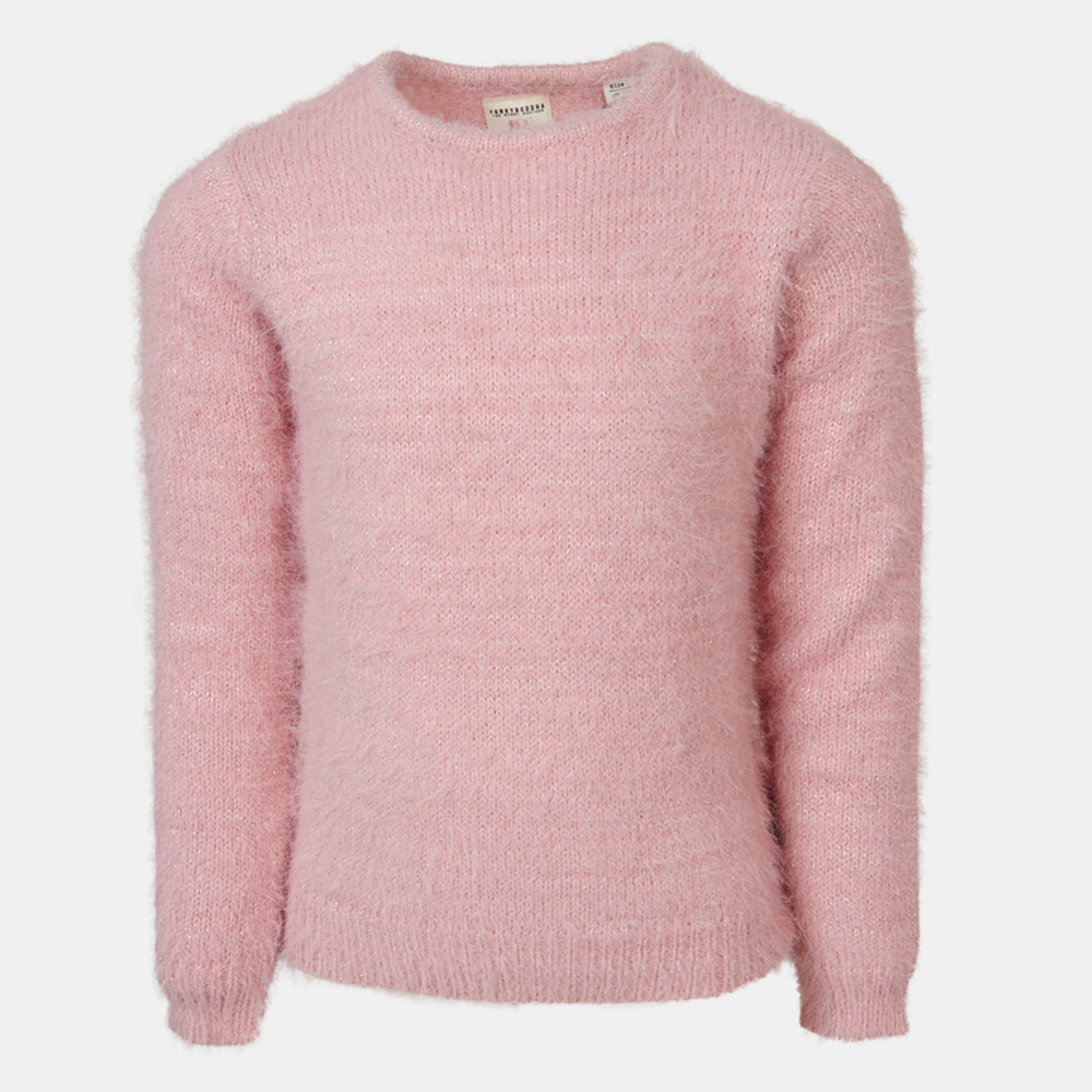 FUNKY BUDDHA - Κοριτσίστικη πλεκτή μπλούζα FUNKY BUDDHA ροζ Παιδικά/Girls/Ρούχα/Πλεκτά-Ζακέτες