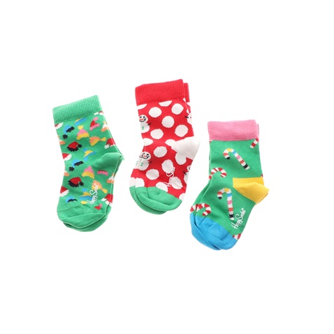 HAPPY SOCKS-Παιδικές κάλτσες HAPPY SOCKS Holiday πολύχρωμες
