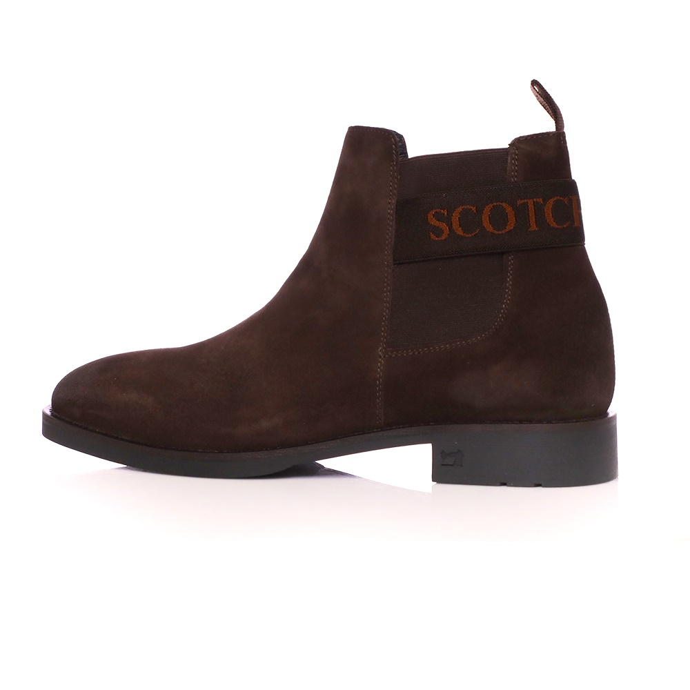 SCOTCH & SODA - Ανδρικά μποτάκια SCOTCH & SODA PICARO καφέ Ανδρικά/Παπούτσια/Μπότες-Μποτάκια/Μποτάκια