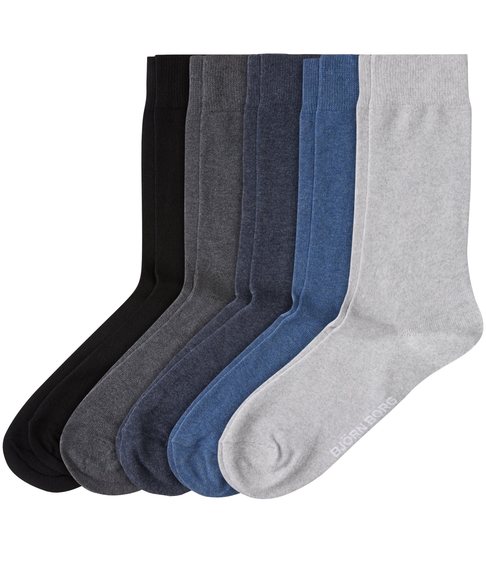 BJORN BORG Ανδρικές κάλτσες σετ 5 ζευγάρια BJORN BORG μπλε-γκρι