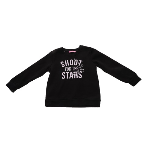 BODYTALK-Παιδική φούτερ μπλούζα BODYTALK STARSINF μαύρη