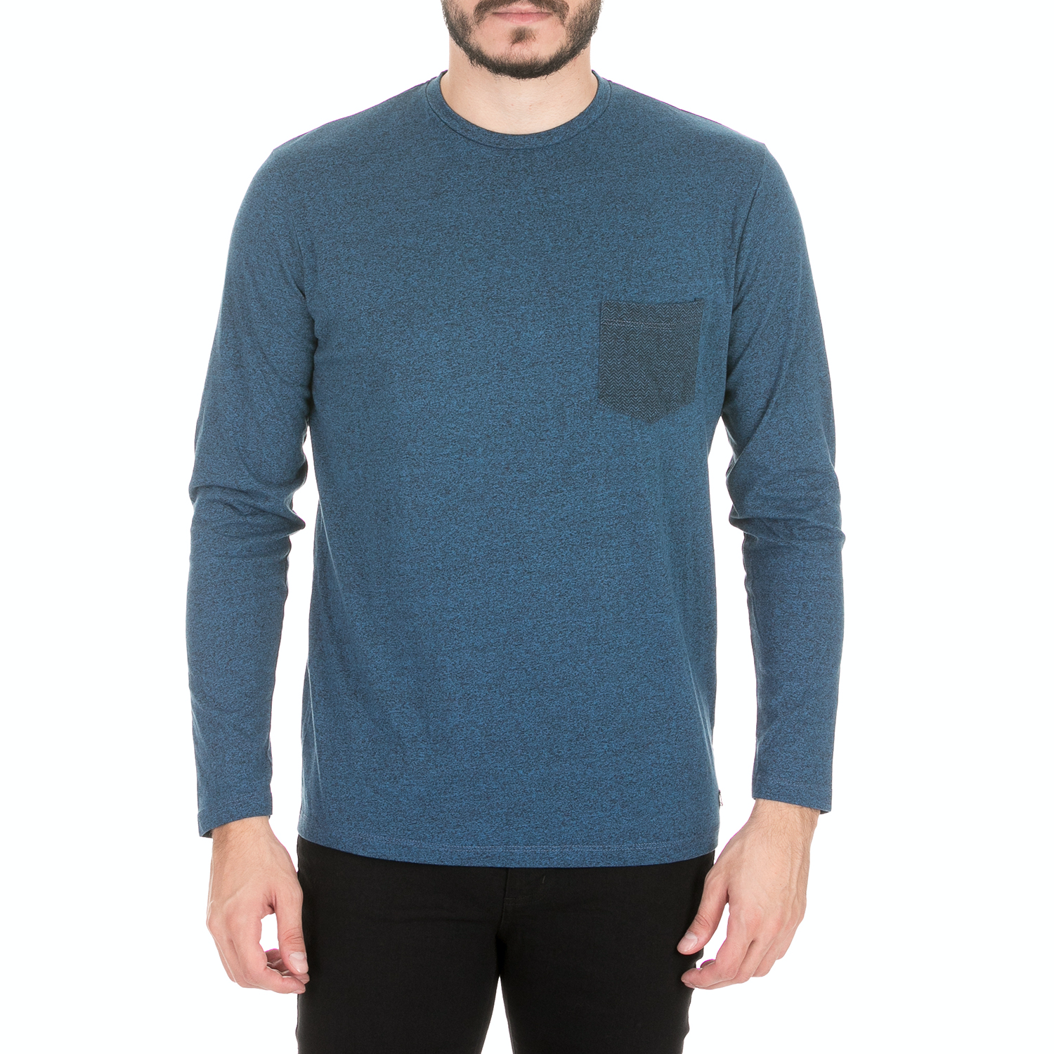 GREENWOOD - Ανδρική μπλούζα GREENWOOD μπλε Ανδρικά/Ρούχα/Μπλούζες/Μακρυμάνικες