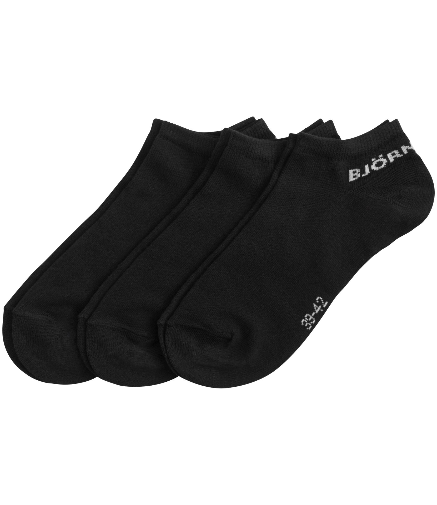 BJORN BORG Ανδρικές κάλτσες σετ των 3 BJORN BORG μαύρες