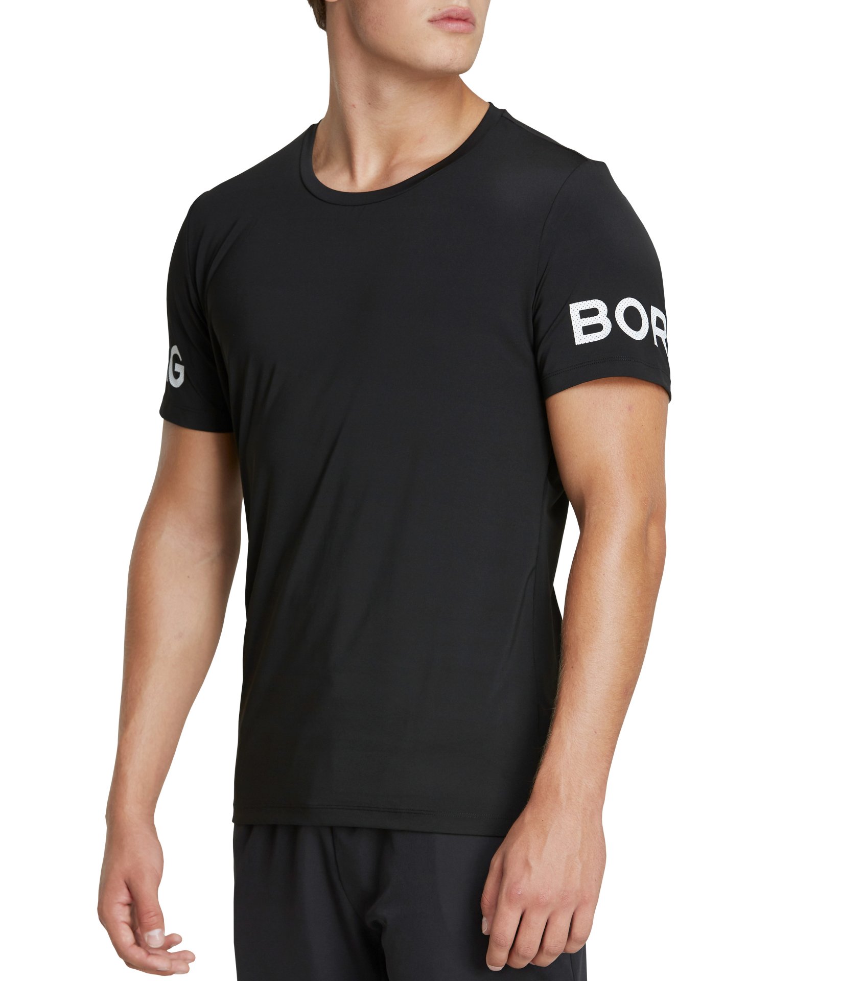 BJORN BORG - Ανδρικό t-shirt BJORN BORG μαύρο Ανδρικά/Ρούχα/Αθλητικά/T-shirt