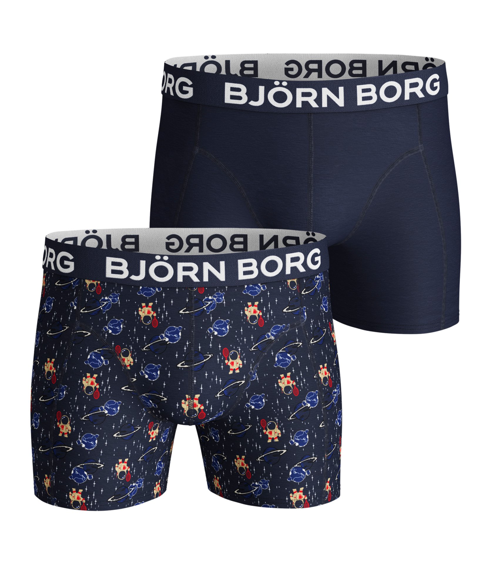 BJORN BORG - Ανδρικά boxer σετ των 2 BJORN BORG SPACEMAN SAMMY μπλε
