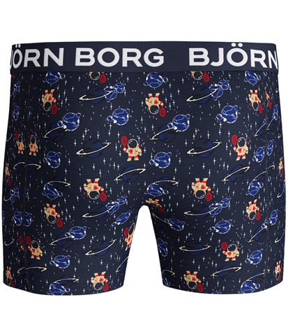 BJORN BORG-Ανδρικά boxer σετ των 2 BJORN BORG SPACEMAN SAMMY μπλε