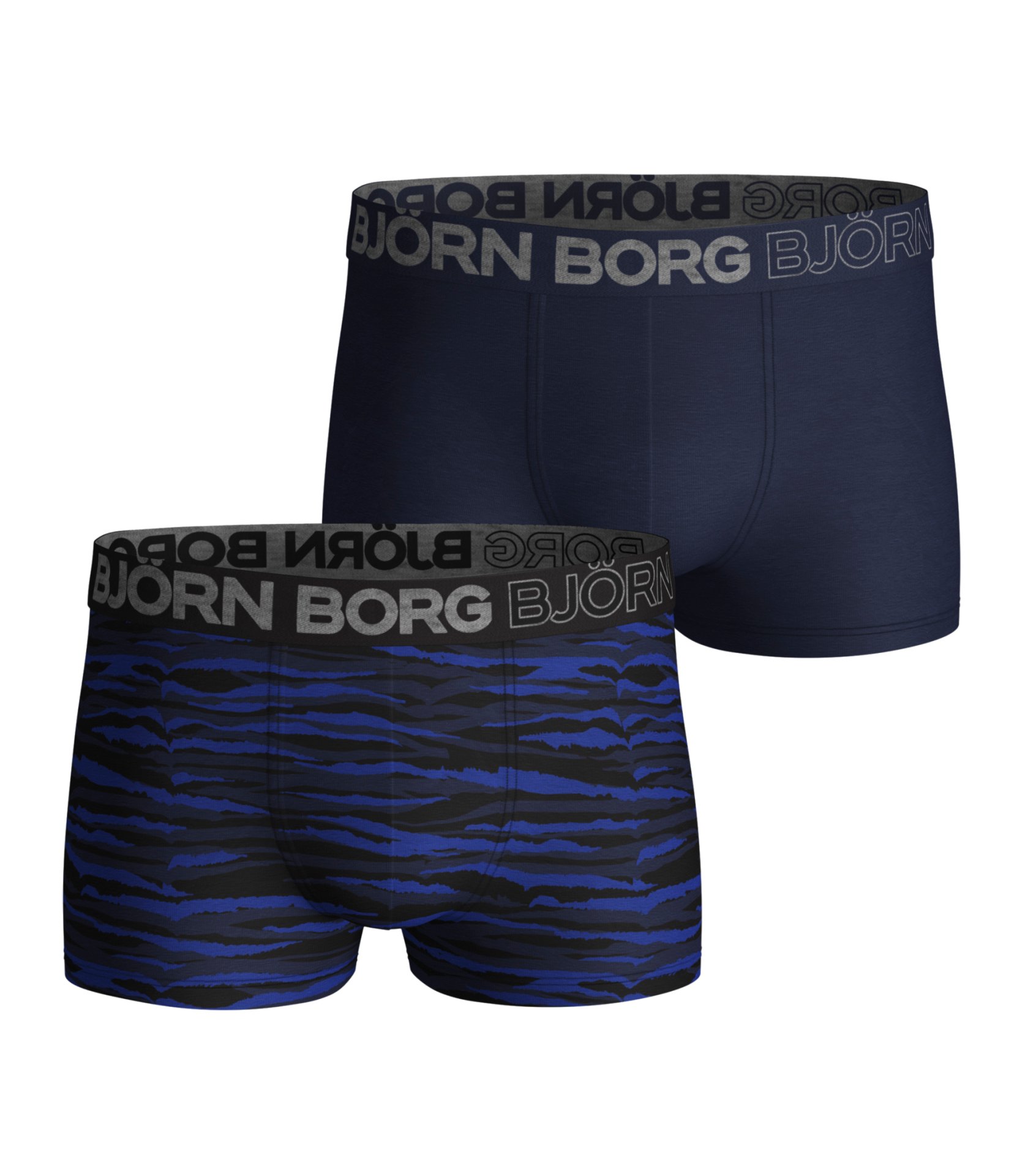 BJORN BORG - Ανδρικά boxer σετ των 2 BJORN BORG μπλε
