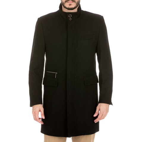 DORS-Ανδρικό παλτό DORS μαύρο