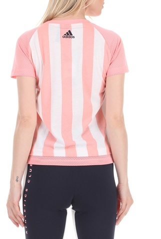 adidas Performance-Γυναικείο t-shirt adidas Performance W AAC Tee ροζ λευκή