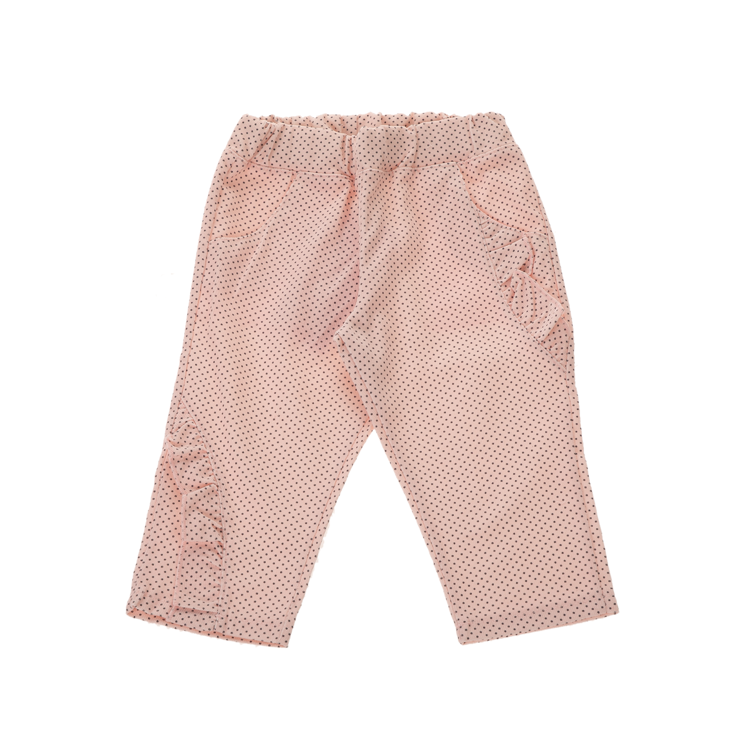 Παιδικά/Baby/Ρούχα/Παντελόνια SAM 0-13 - Βρεφικό παντελόνι SAM 0-13 ροζ πουά