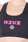 NIKE-Γυναικείο αθλητικό μπουστάκι NIKE SWOOSH BAND ICNCLSH BRA μαύρο