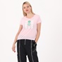 NIKE-Γυναικείο t-shirt NIKE ICNCLSH SS ροζ