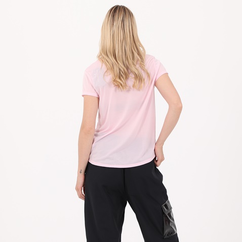 NIKE-Γυναικείο t-shirt NIKE ICNCLSH SS ροζ