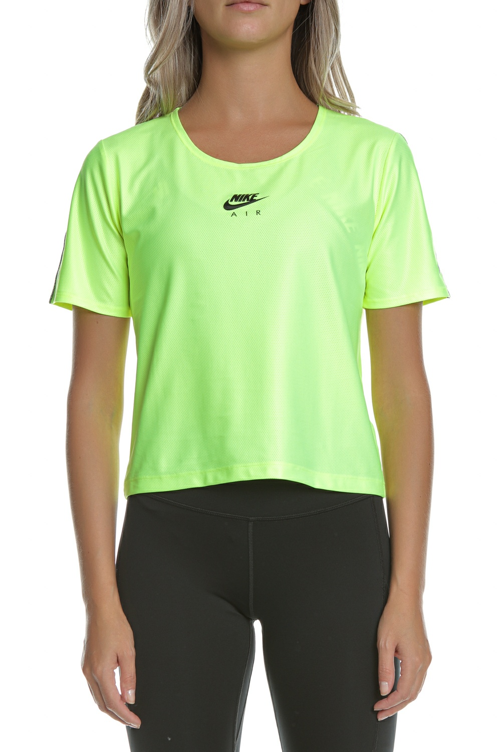 Γυναικεία/Ρούχα/Αθλητικά/T-shirt-Τοπ NIKE - Γυναικείο αθλητικό t-shirt ΝΙΚΕ AIR TOP λαχανί